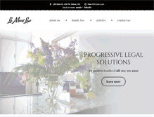 Tablet Screenshot of lamont-law.com